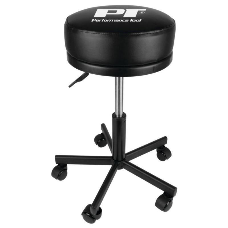 Taburete de Taller Performance Tool 48‑61 cm 136 kg con Ruedas