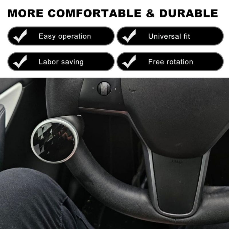 Perilla de volante SHMZK 2 unidades giro 360°