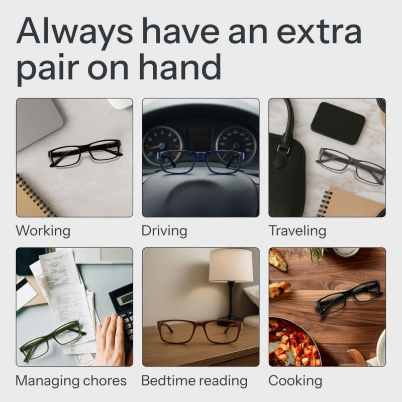 Gafas de Lectura Gaoye 3.0 con Protección de Luz Azul - Pack de 5 pares