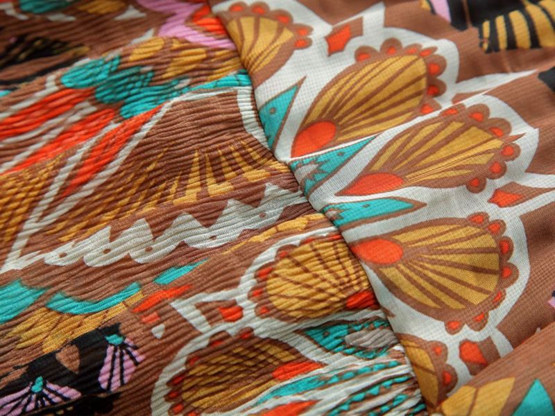 Falda NASHALYLY Maxi de Chiffón con Cintura Alta Elástica