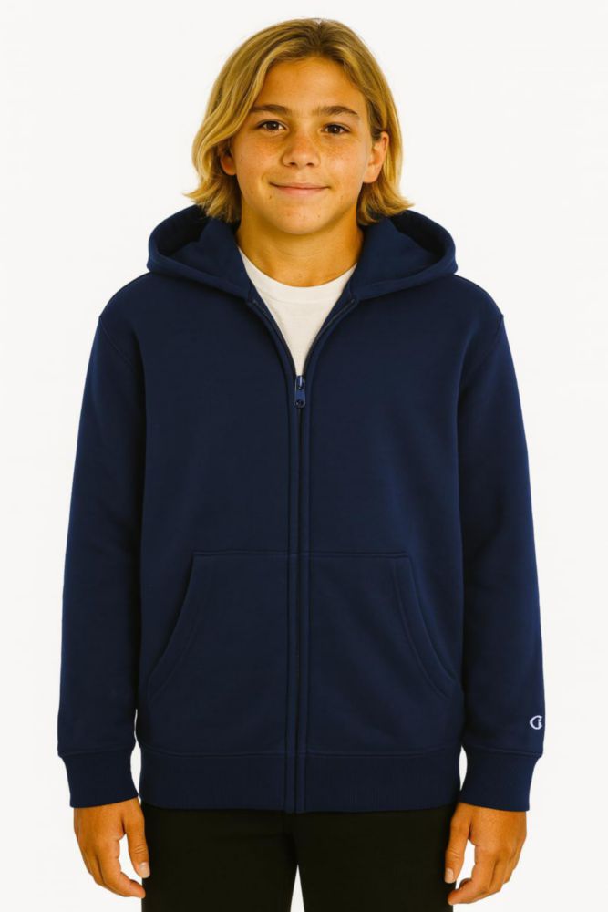 Sudadera Champion talla grande azul marino oscuro forro polar