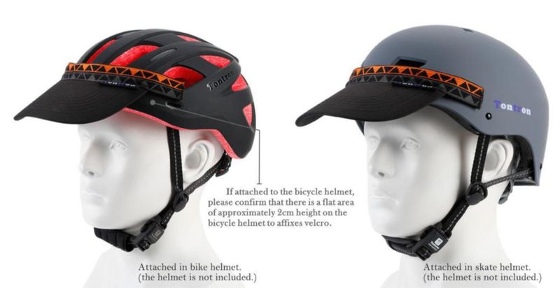 Visor de Casco Tontron V01 Desmontable Impermeable