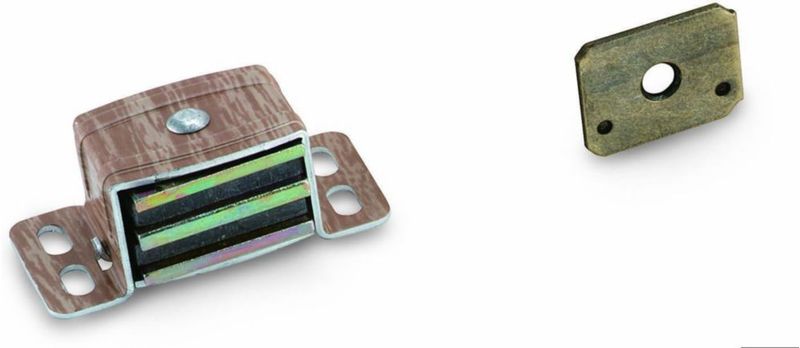 Cierre Magnético Amerock 5 cm Efecto Madera 12‑19 lb