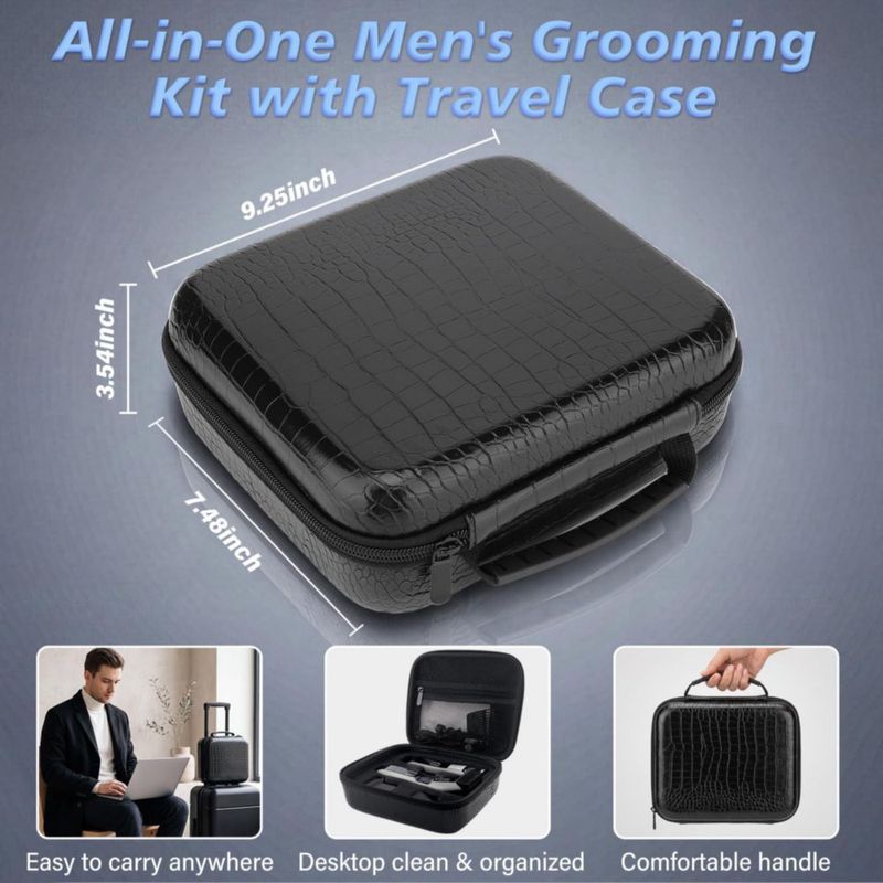 Recortadora de barba y cuerpo Beatslm IPX7 impermeable recargable por USB‑C