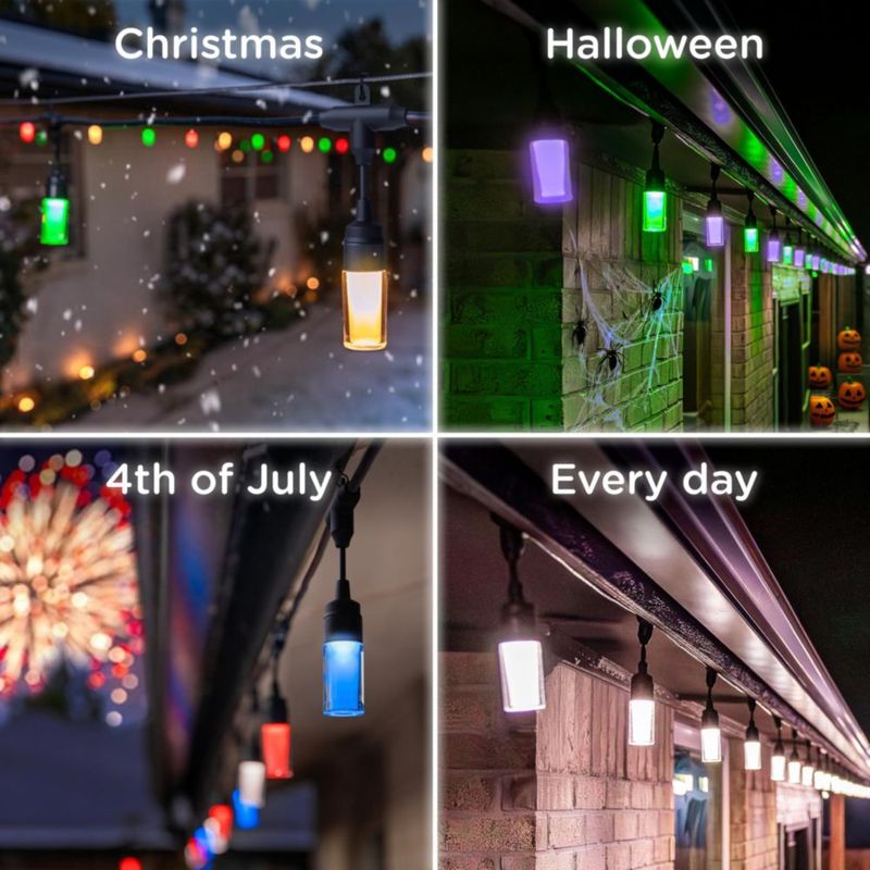 Luces de Cadena Enbrighten 146 m 24 Bombillas Wi‑Fi