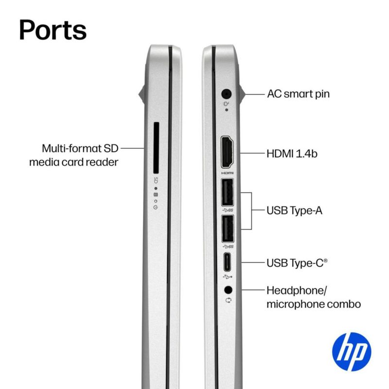 Portátil HP 14" Intel N150 128 GB UFS + 500 GB MS365
