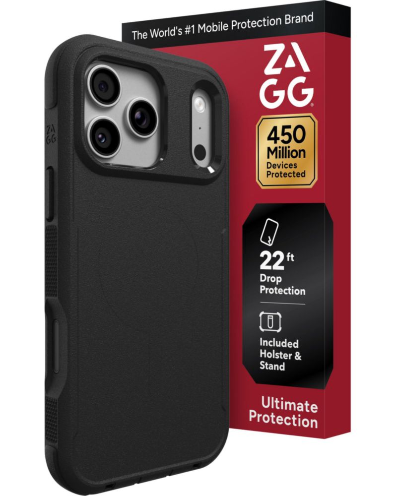 Funda ZAGG Teton para iPhone 18/17 Pro Max negra