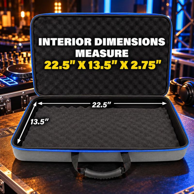 Estuche para controlador DJ CASEMATIX 57 cm × 34 cm × 7 cm