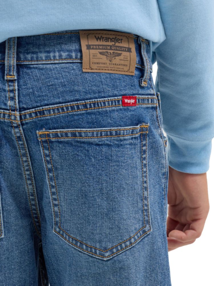 Jeans para niños Wrangler Corte recto Azul Victoria talla 6
