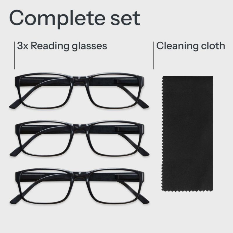 Gafas de Lectura Gaoye 1.5 con Filtro de Luz Azul - Pack de 3