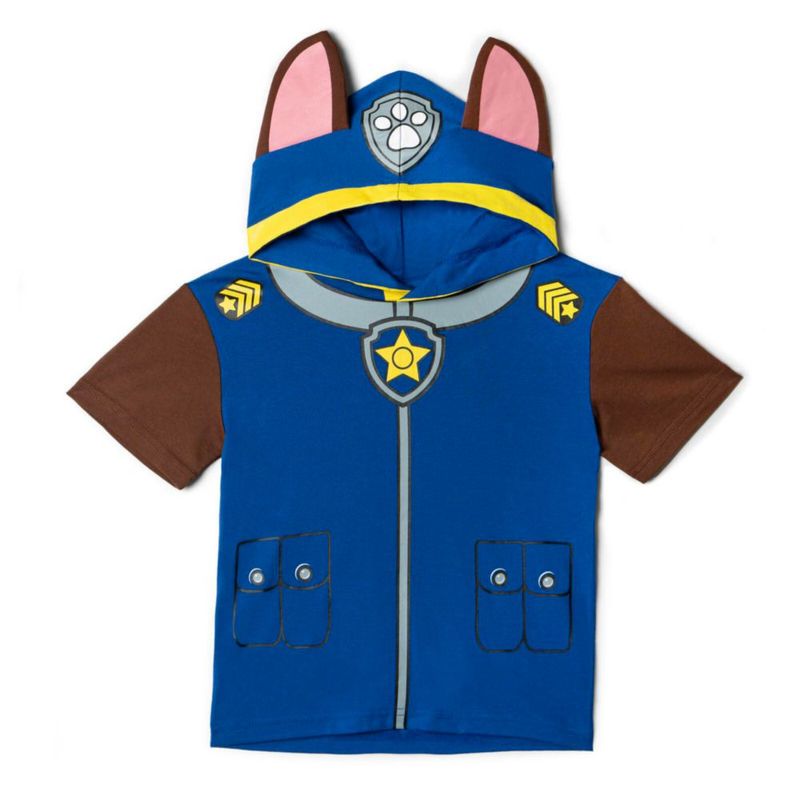 CAMISETA Paw Patrol Chase Cosplay Azul Real 5