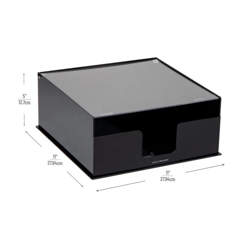 Soporte para Platos de Papel Mind Reader 28x28x13 cm Negro