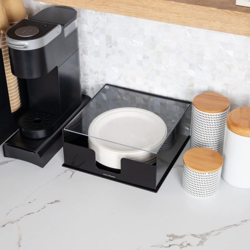 Soporte para Platos de Papel Mind Reader 28x28x13 cm Negro