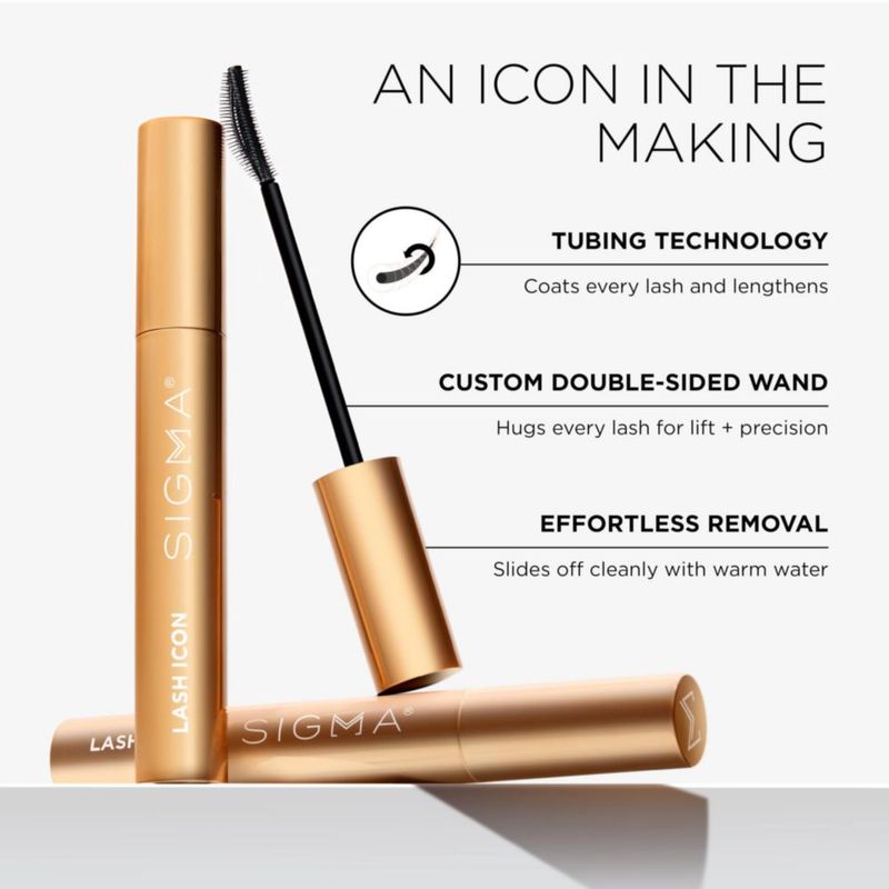 Máscara SIGMA BEAUTY Lash Icon Negro 13 ml