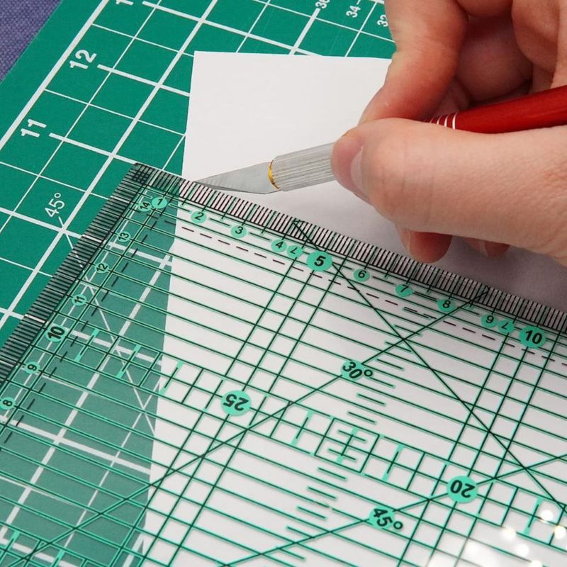 Regla MANUFORE 15x30 cm Acrílica para Acolchado y Costura