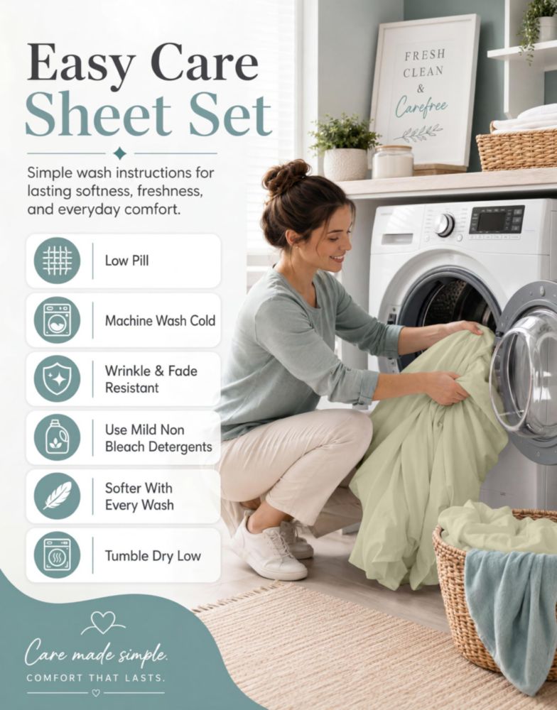 Juego de sábanas LANE LINEN Split King 450TC de algodón satén
