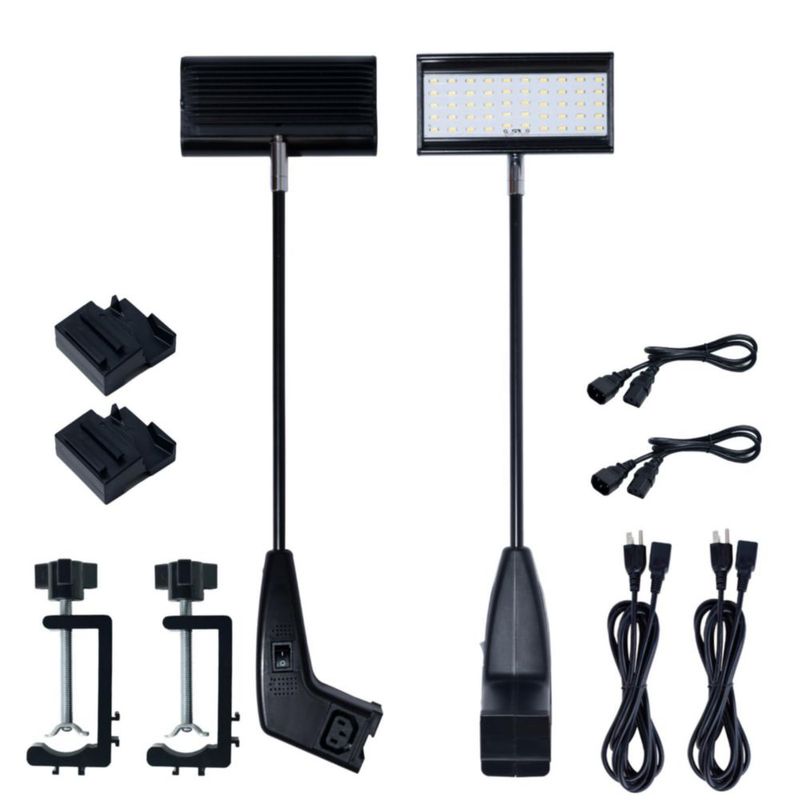 Luz LED Clfuture Conectable para Exposiciones - Negra