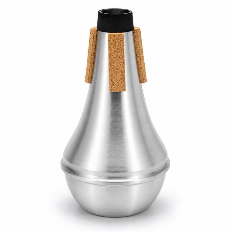 Silenciador recto de trompeta HoFire de 13 cm aluminio para práctica