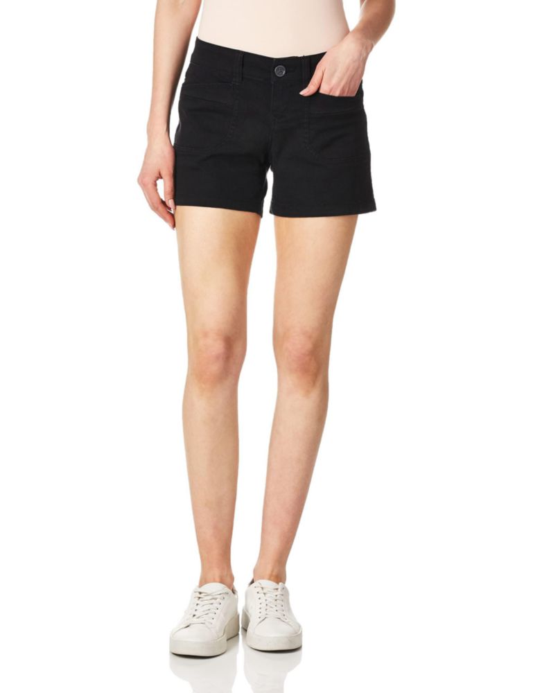 Shorts UNIONBAY Darcy negro talla 5