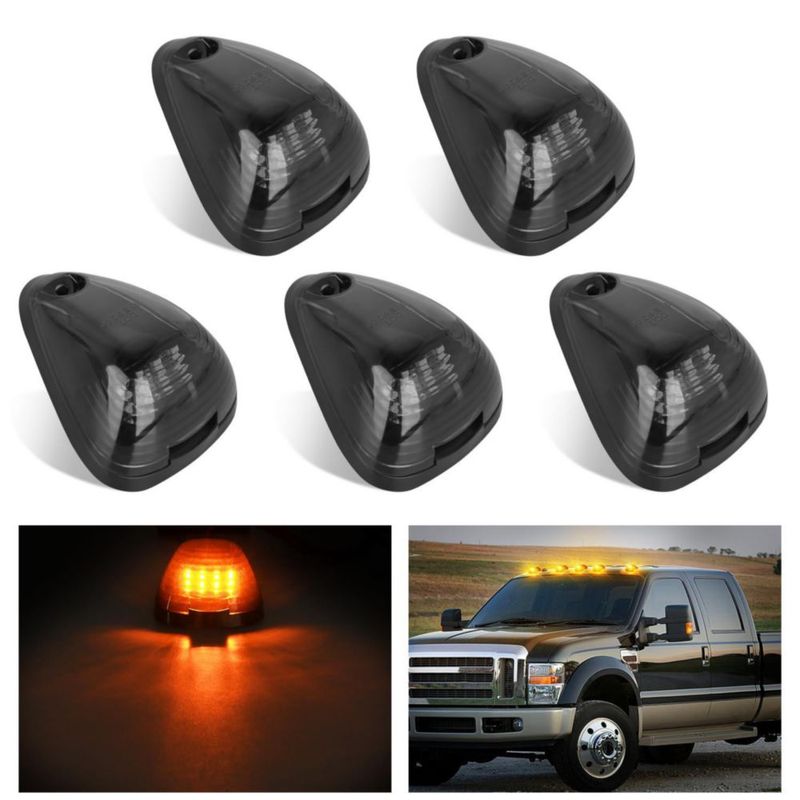 Luz de Marcador de Cabina Nilight 16 LED con Lente Ahumada para Ford