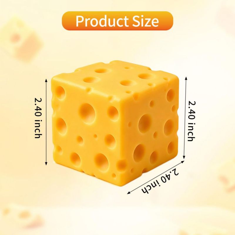Juguete Antiestrés de Queso Aketata 6 cm