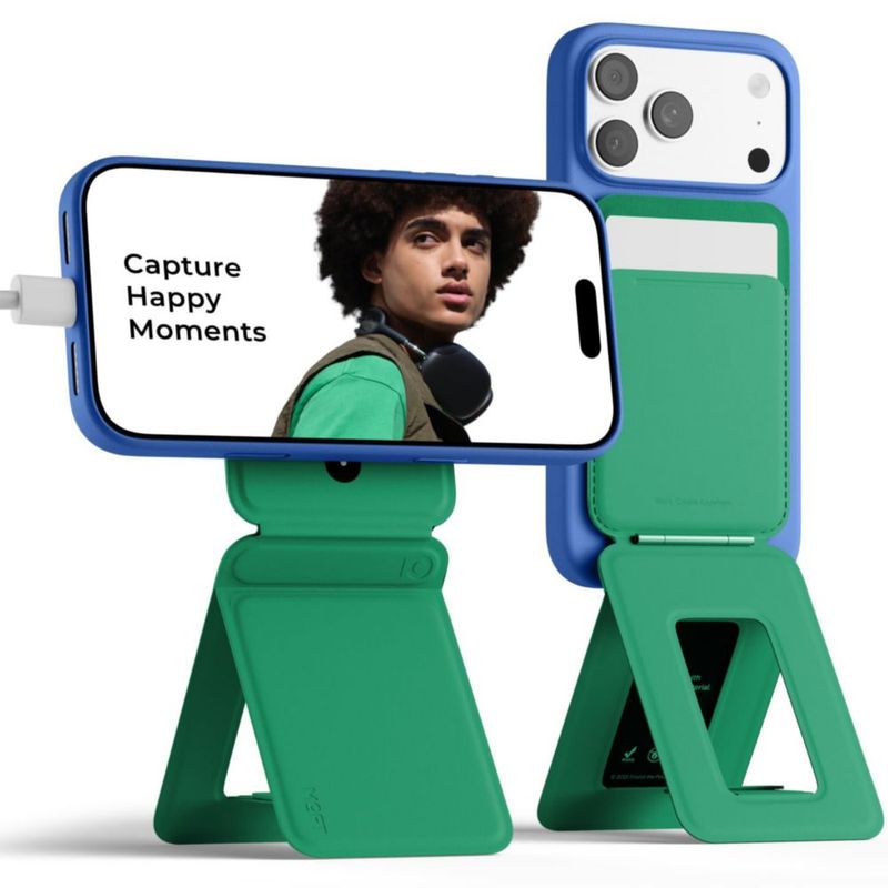 Soporte Trípode para Teléfono MOFT Billetera con Portatarjetas NFC de 2 Tarjetas