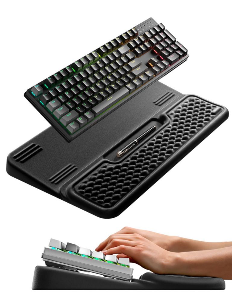 Reposamuñeca Vaydeer XL para Teclado - Almohadilla Ergonómica