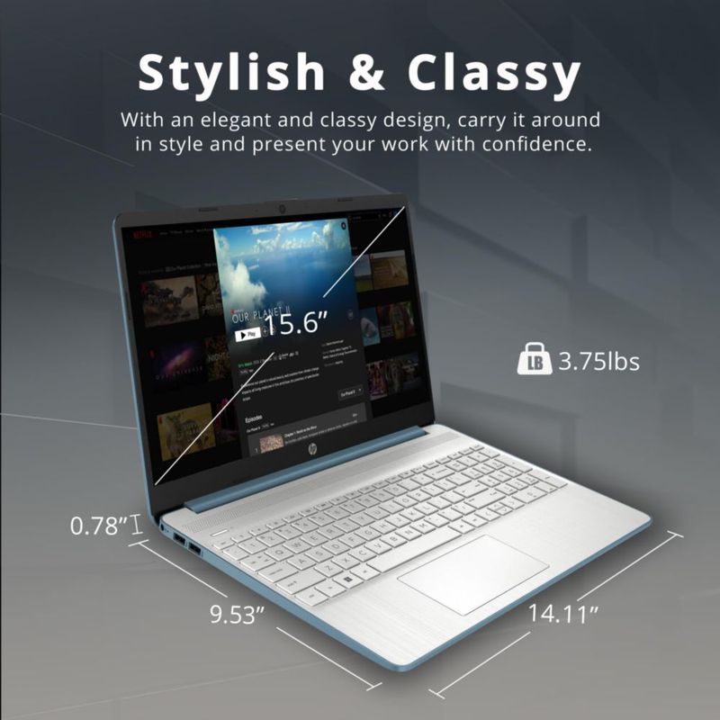 Portátil HP Ryzen 5-5500U 156" 12 GB RAM 512 GB SSD Windows 11