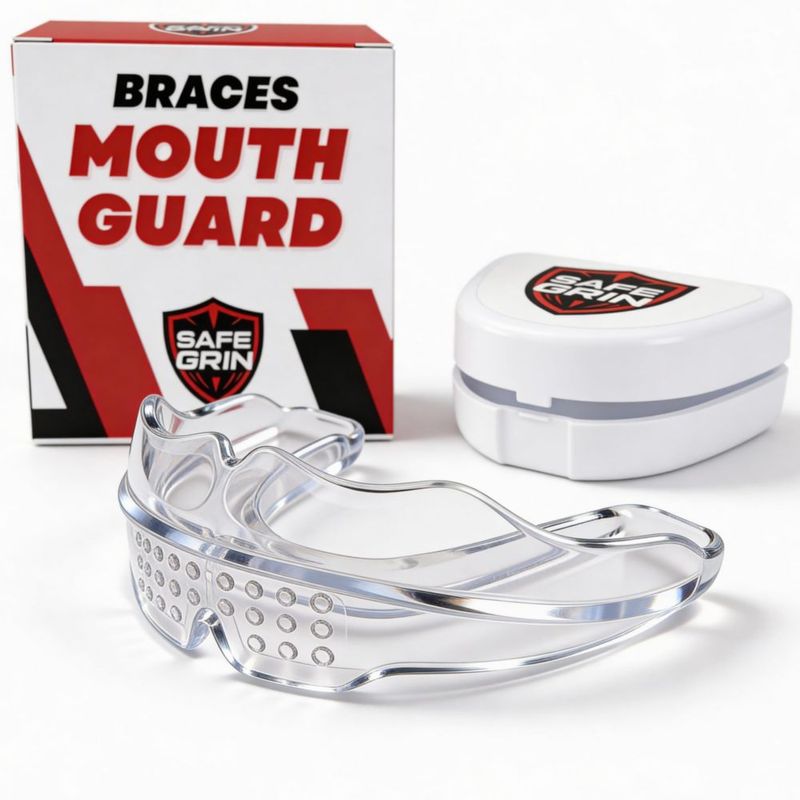 Protector bucal SAFE GRIN para adolescentes y adultos transparente sin hervir