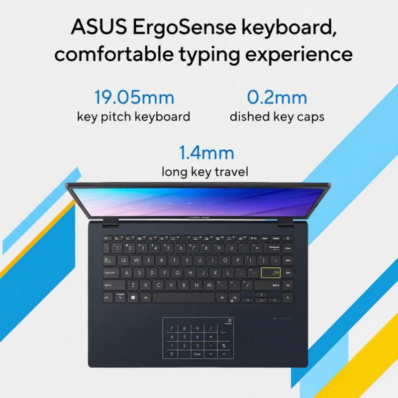 Portátil ASUS Vivobook 14" 64 GB eMMC con Windows 11 negro