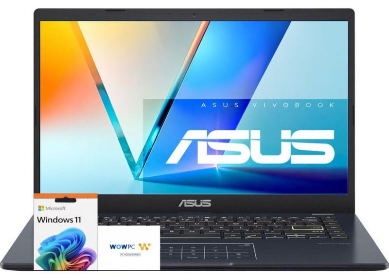 Portátil ASUS Vivobook 14" 64 GB eMMC con Windows 11 negro