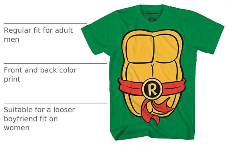 CAMISETA Nick TMNT Raphael X-Large
