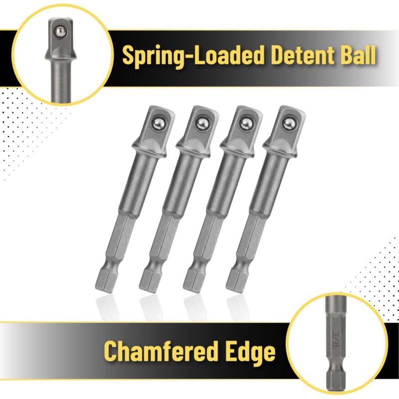 Adaptador de casquillo Bates Choice 10 piezas 3/8" punta cuadrada