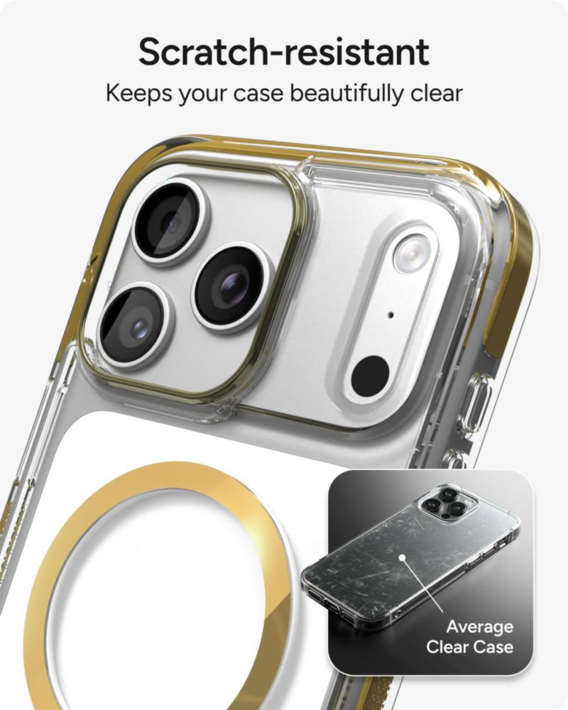 Funda ZAGG iPhone 18/17 Pro Max Oro con Soporte
