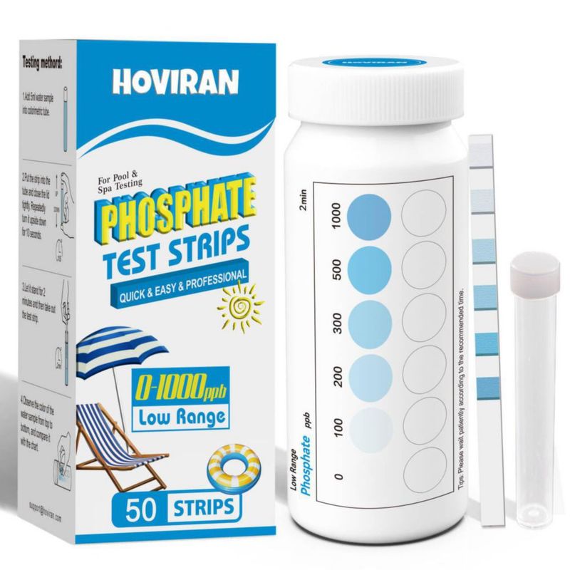 Kit de Prueba de Fosfato HOVIRAN 50 uds Colorimétrico