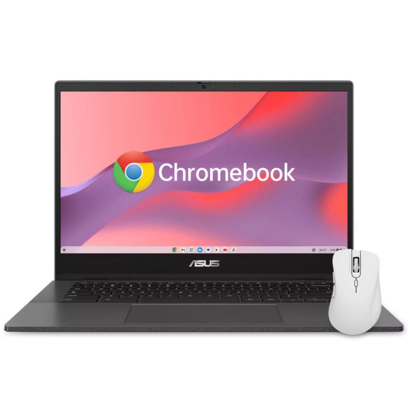 Chromebook ASUS 14" FHD con procesador MediaTek de 8 núcleos y 4 GB de RAM