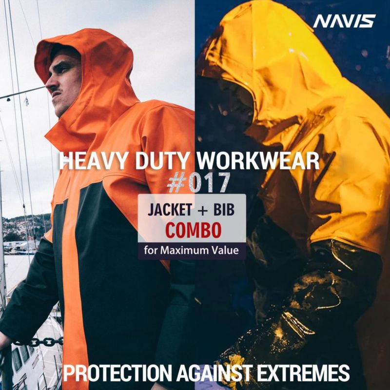 Traje impermeable NAVIS MARINE 3 piezas PU PRO