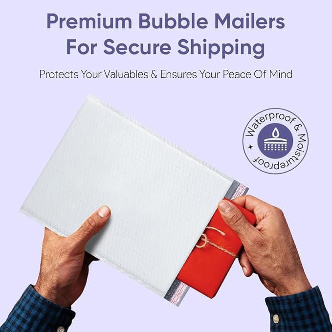 Sobres de burbujas BAYLUE 30 x 38 cm 50 unidades con cierre autoadhesivo