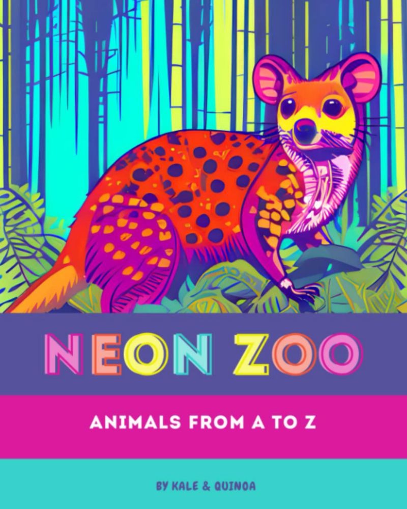 Libro Majosta Neon Zoo: Animales de la A a la Z
