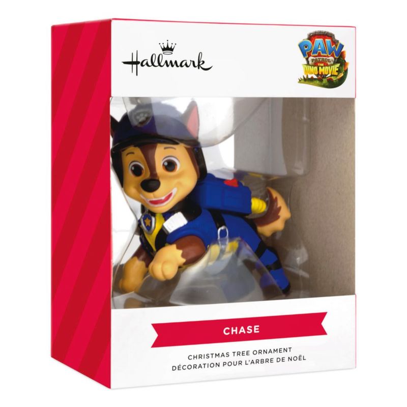 Adorno navideño Hallmark Paw Patrol Chase 7 × 8 × 5 cm