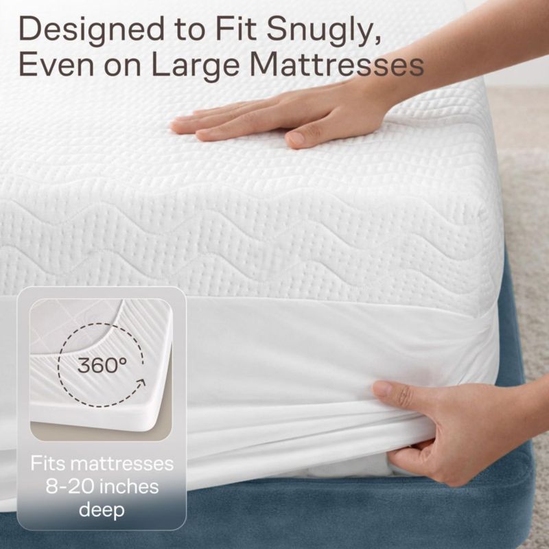Protector de colchón impermeable Niagara Sleep Queen ultra suave