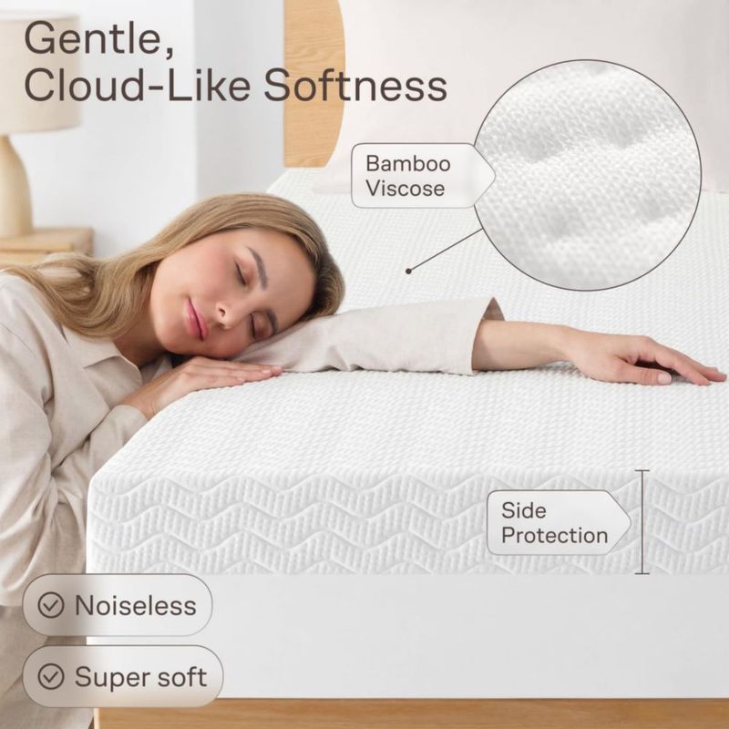 Protector de colchón impermeable Niagara Sleep Queen ultra suave