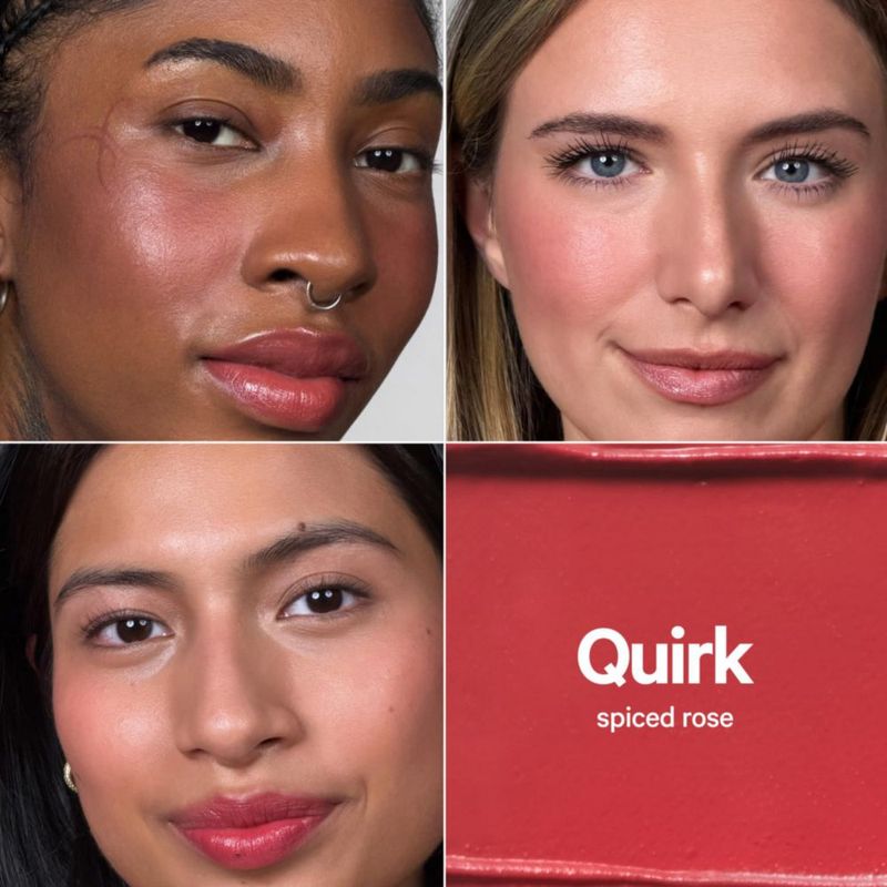 Barrita Cremosa Labios + Mejillas Milk Makeup Quirk 8 g Rosa Especiada