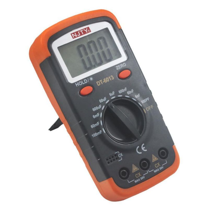 Medidor de Capacitores Luo Ke DT6013 LCD de 6000 puntos
