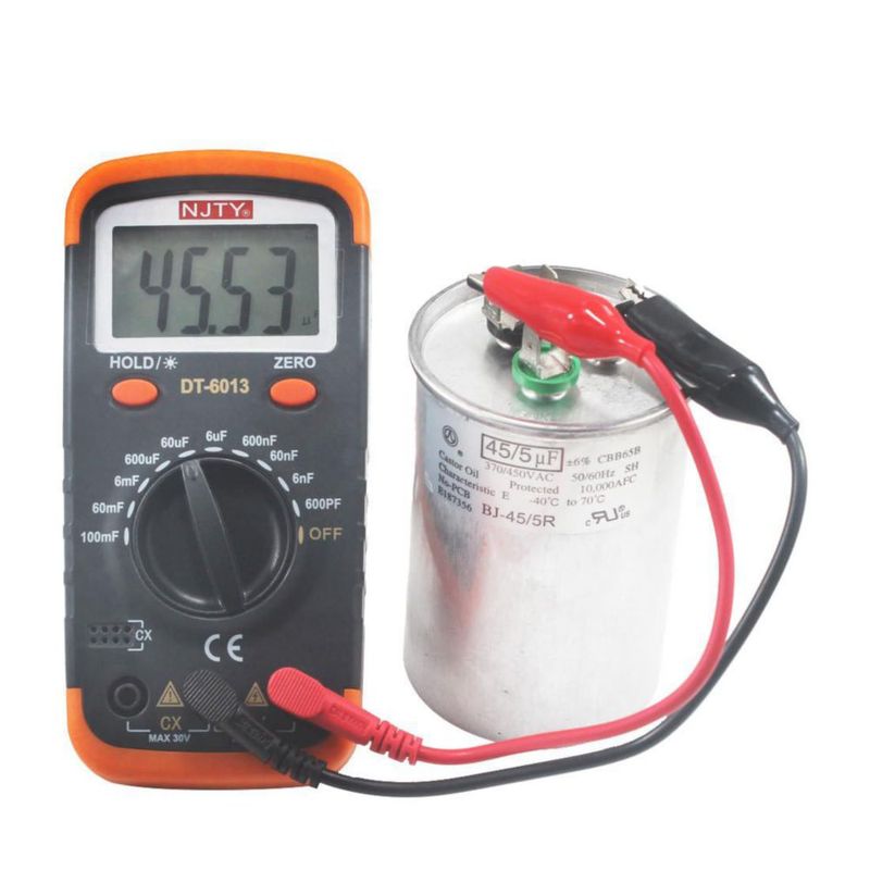 Medidor de Capacitores Luo Ke DT6013 LCD de 6000 puntos