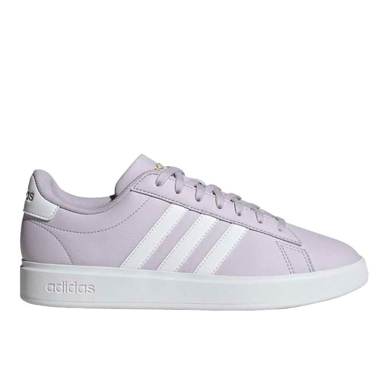 Zapatillas adidas Grant Court 2.0 para mujer plateado/blanco/dorado talla 10