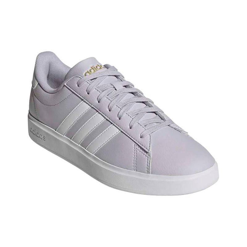 Zapatillas adidas Grant Court 2.0 para mujer plateado/blanco/dorado talla 10