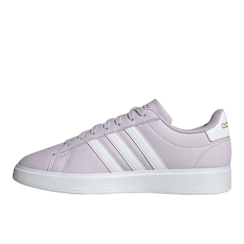 Zapatillas adidas Grant Court 2.0 para mujer plateado/blanco/dorado talla 10