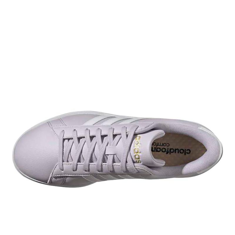 Zapatillas adidas Grant Court 2.0 para mujer plateado/blanco/dorado talla 10