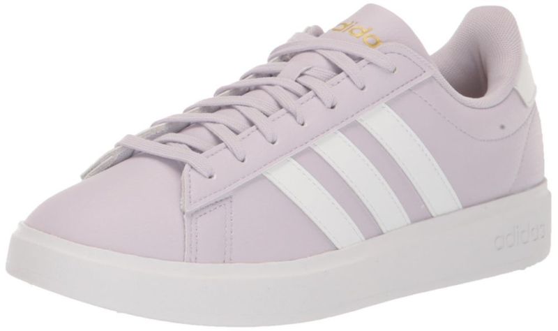 Zapatillas adidas Grant Court 2.0 para mujer plateado/blanco/dorado talla 10